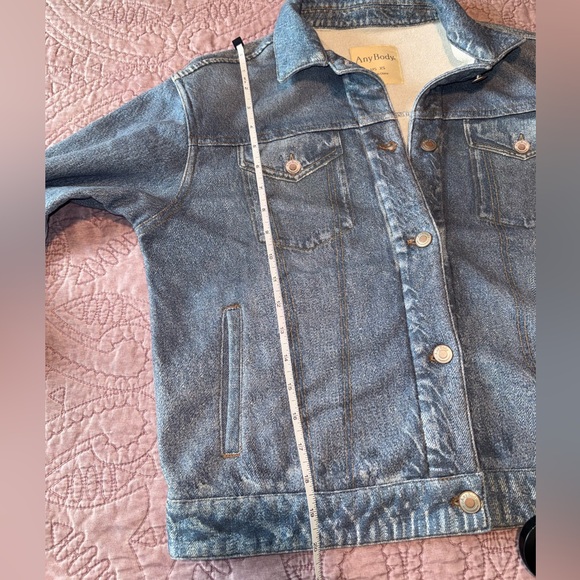 Faux Blue Denim Jacket - Picture 8 of 13